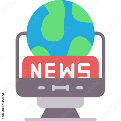 Breaking News Flat Icon