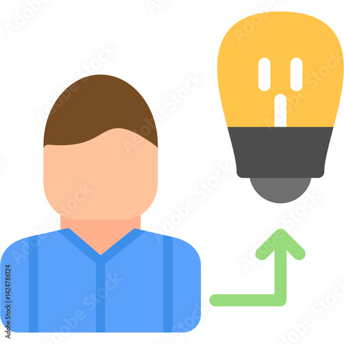 Knowledge Sharing Flat Icon