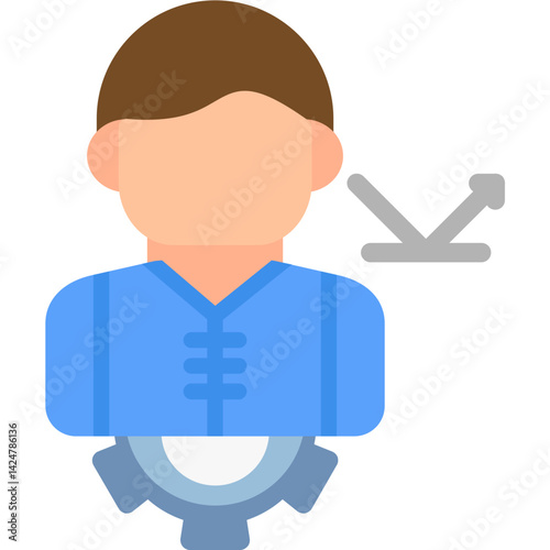 Professional Development Flat Icon