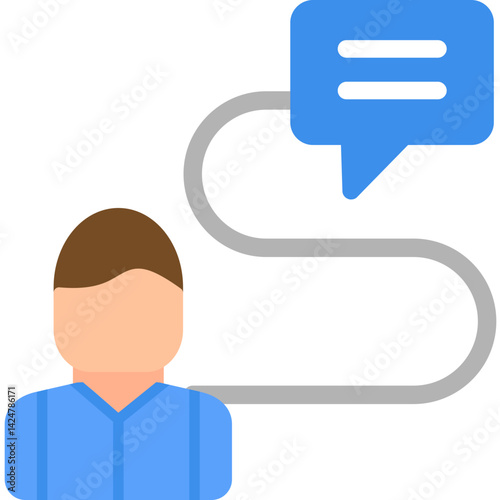 Success Message Flat Icon