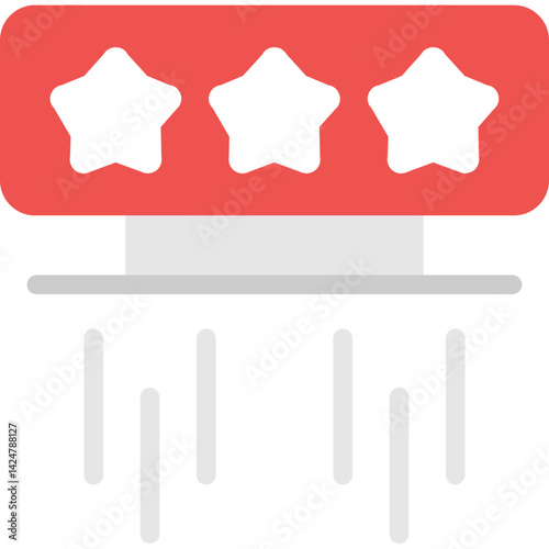 Star Ranking Flat Icon