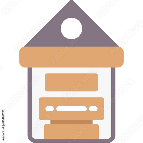 Data Warehouse Flat Icon