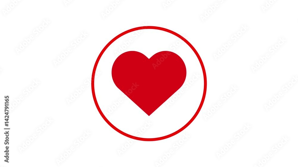 Love symbol motion graphic with smooth loop. Perfect for video editing, motion graphics, web and digital projects. Love symbol motion graphic with smooth loop. Perfect for video editing, motion graphics, web and digital projects.
