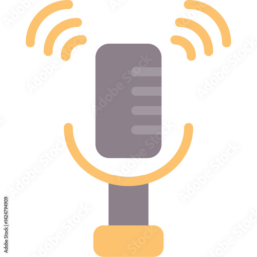 Microphone Flat Icon