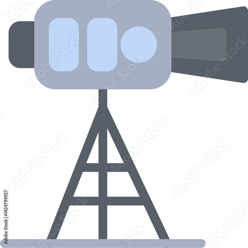 Film Crew Flat Icon