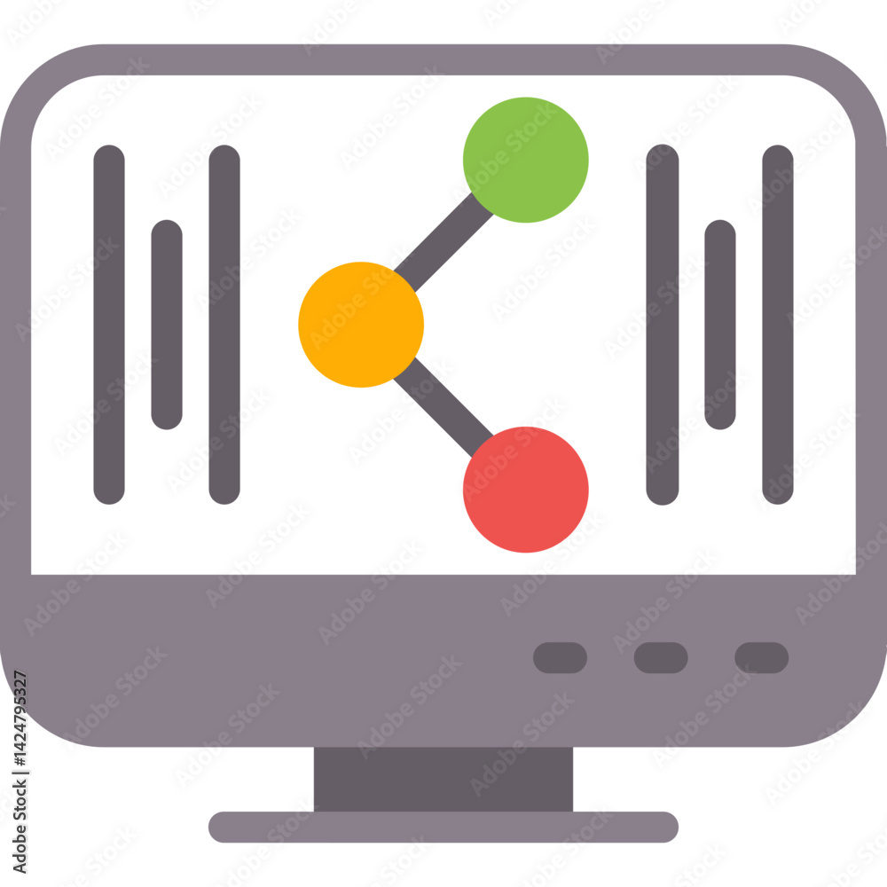 Screen Sharing, video conferencing, online collaboration, remote work, digital presentation, screen share, virtual meeting, remote desktop, video call, collaboration tool Flat Icon Screen Sharing, video conferencing, online collaboration, remote work, digital presentation, screen share, virtual meeting, remote desktop, video call, collaboration tool Flat Icon