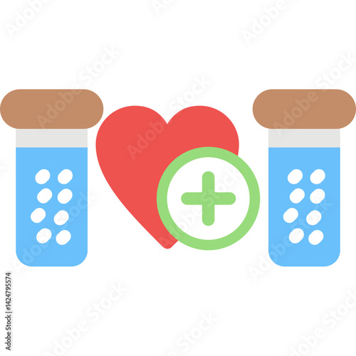 Blood Donation Flat Icon