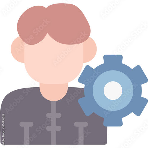 UX Design Process Flat Icon