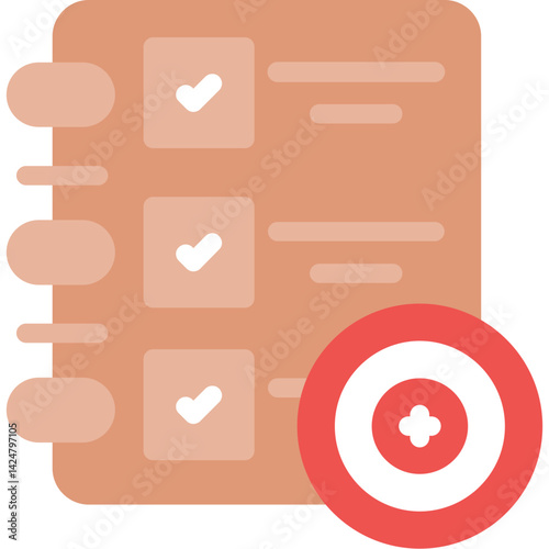 Goal Setting Flat Icon