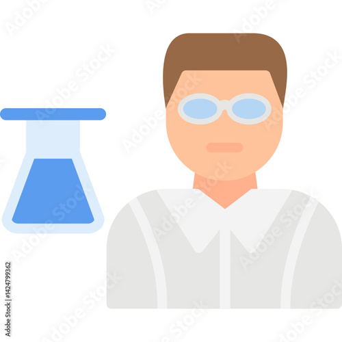 Scientist Flat Icon