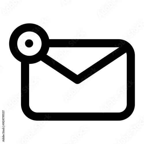 outline icon that is synonymous with online communication