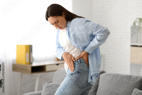 Young woman suffering from ...