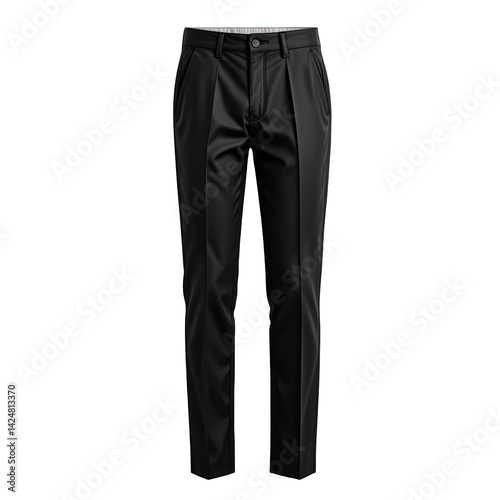 Stylish black trousers for a modern and chic look, featuring a sleek design and tailored fit.