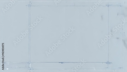 Faint blue blueprint overlay on white, technical drawing texture, aged, graphic