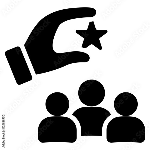 Motivation glyph icon