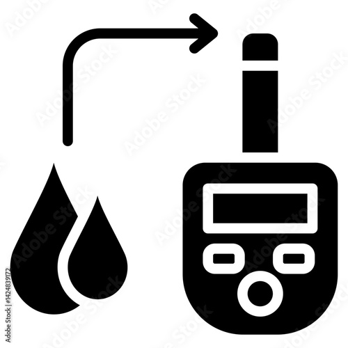 Insulin Resistance glyph icon