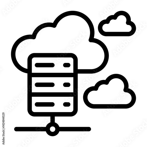 Cloud Hosting Icon