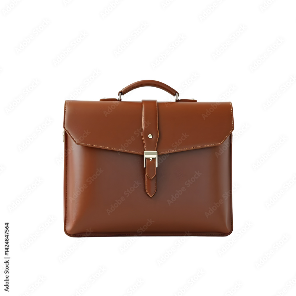Luxurious Leather Briefcase, Crafted With Excellence Featuring A Sturdy Metal Clasp, Shown In A Clean, Straightforward View. A Professional Accessory. It's Isolated On A Plain White Backdrop, Luxurious Leather Briefcase, Crafted With Excellence Featuring A Sturdy Metal Clasp, Shown In A Clean, Straightforward View. A Professional Accessory. It's Isolated On A Plain White Backdrop,