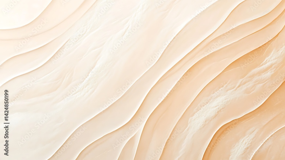 Obraz premium Beige Abstract Wave Texture.