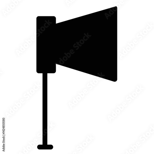 Notify Report Megaphone Line Icon