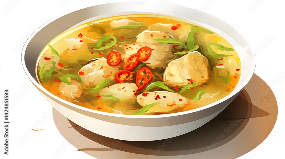 Authentic Soto Sabrang Image Demonstrating Traditional Indonesian Soup Preparation Authentic Soto Sabrang Image Demonstrating Traditional Indonesian Soup Preparation