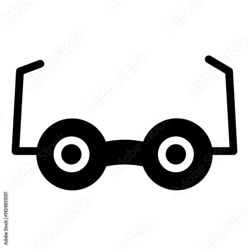 Care Clinic Eyeglasses Line Icon