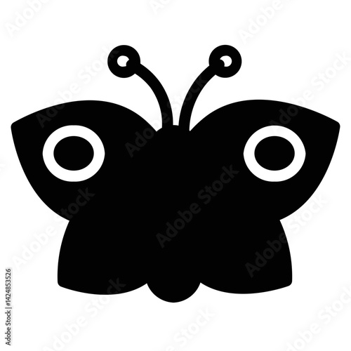 Animal Butterfly Fly Line Icon