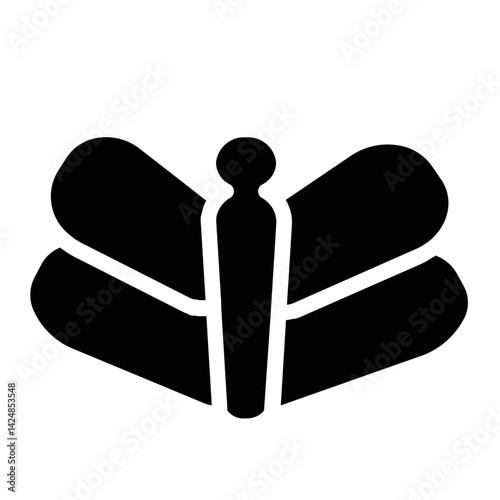 Animal Butterfly Fly Line Icon