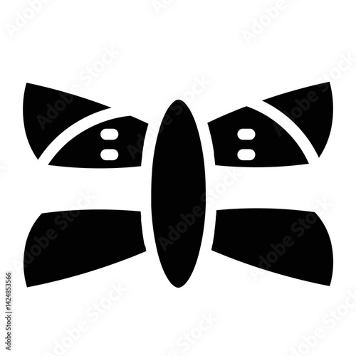 Animal Butterfly Fly Line Icon