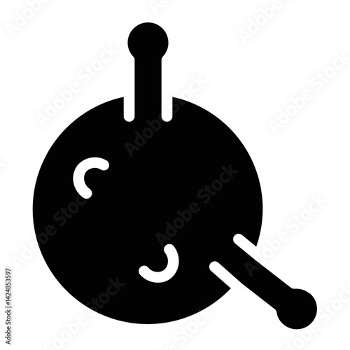 Bacteria Bug Virus Line Icon