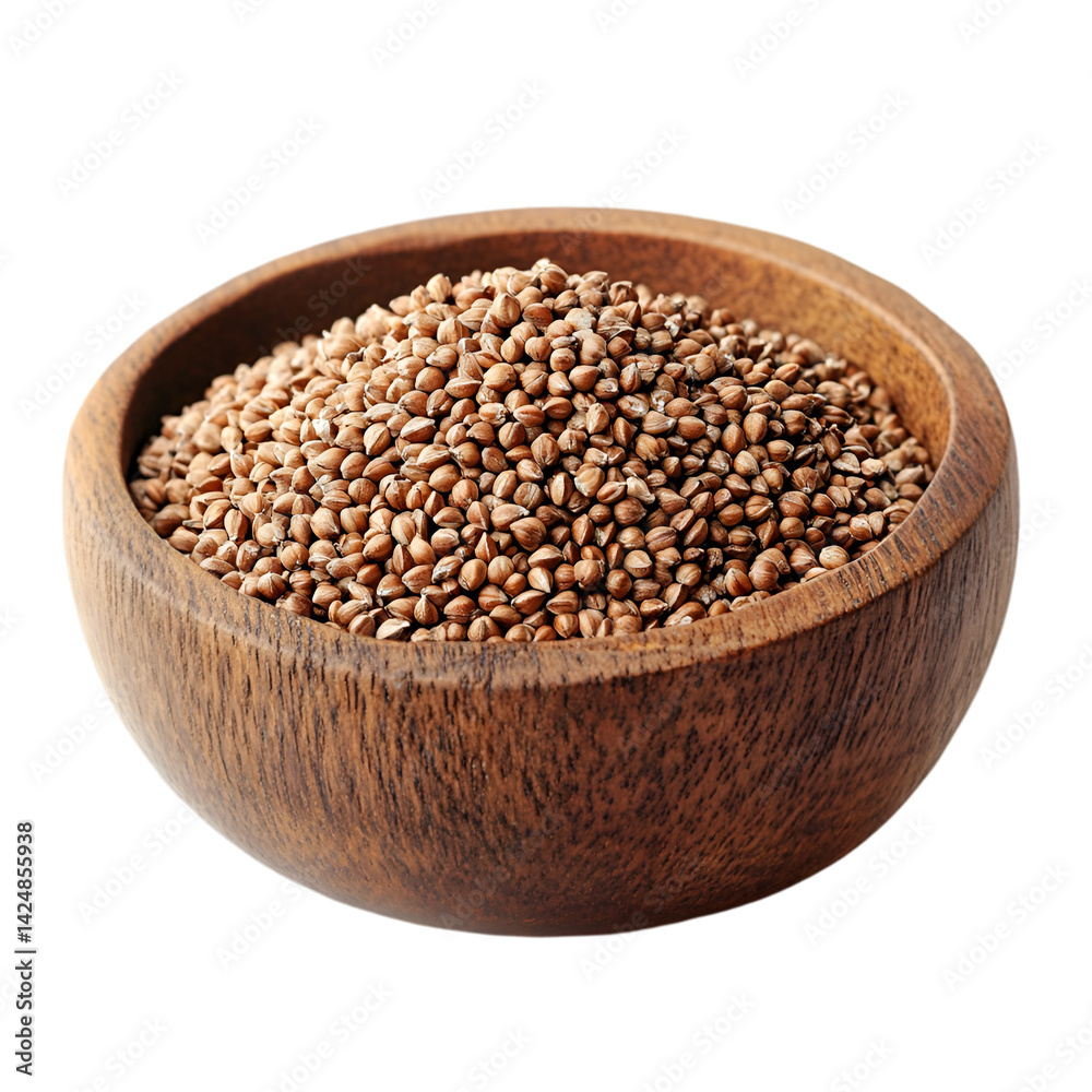 Coriander Seeds in Wooden Bowl Organic Spice Healthy Food, Coriander Seeds in Wooden Bowl Organic Spice Healthy Food,
