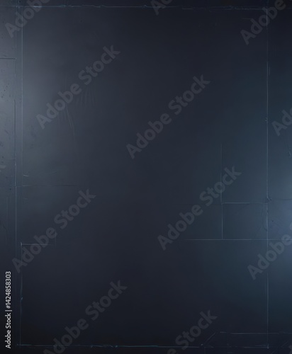 Dark blue blueprint effect, abstract black backdrop,  industrial,  shadow,  dark