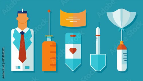 A series of photographs depicting the evolution of anesthesia tools starting with simple handkerchiefs soaked in ether and progressing to modern day.
