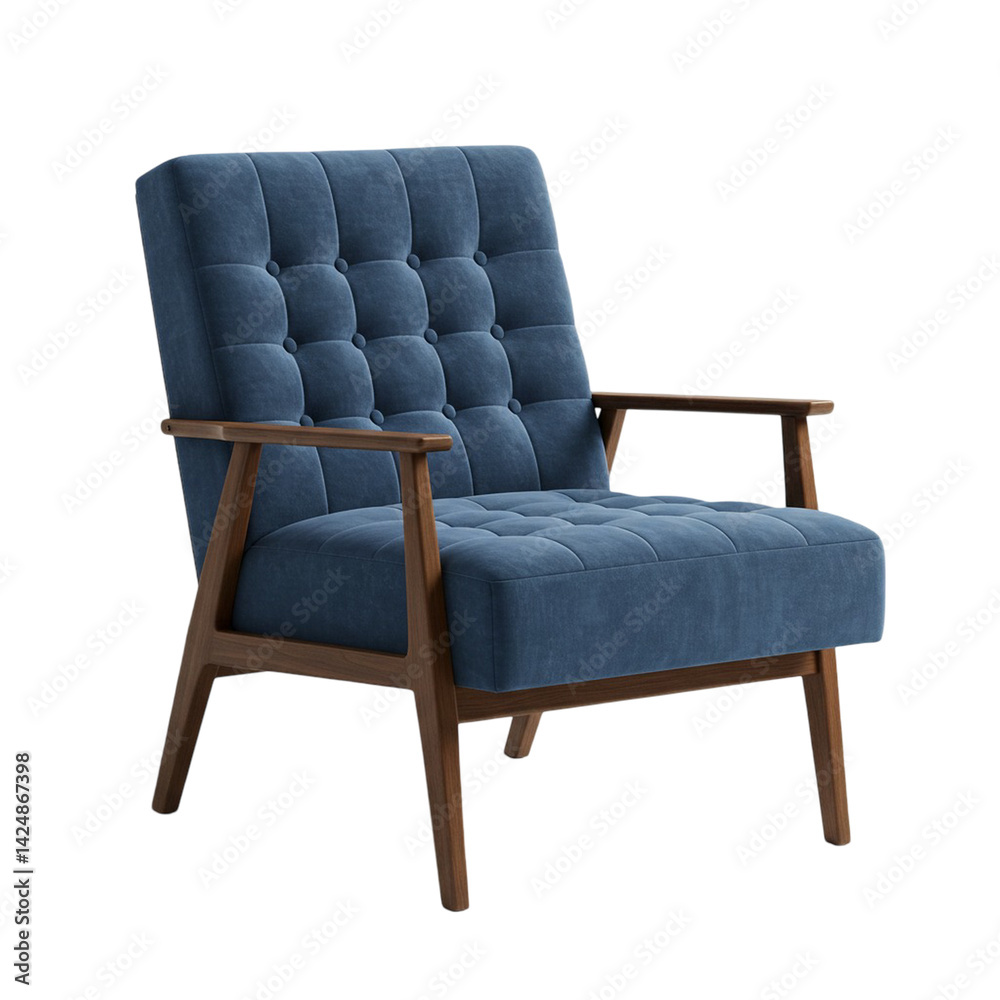 Slipper chair isolated on transparent background Slipper chair isolated on transparent background