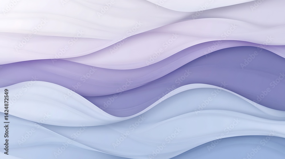 Obraz premium Abstract Purple Blue Waves Background.