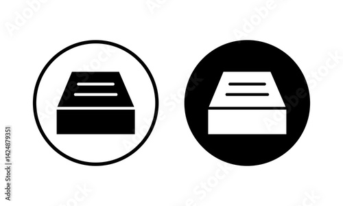 Archive folders icon vector illustration. Document vector icon. Archive storage icon.