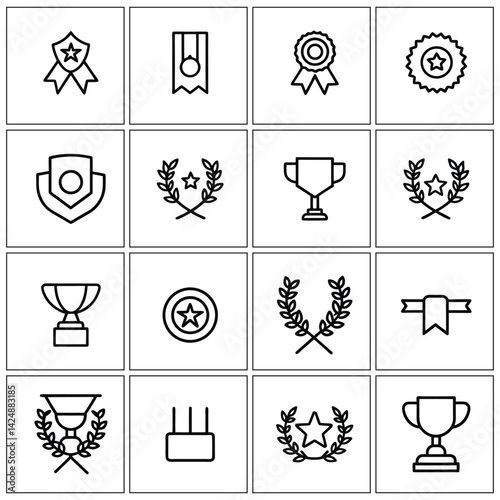 A black vector icon set illustration design with food and wine symbols collection