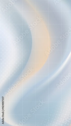 Vertical abstract background with flowing iridescent hues.