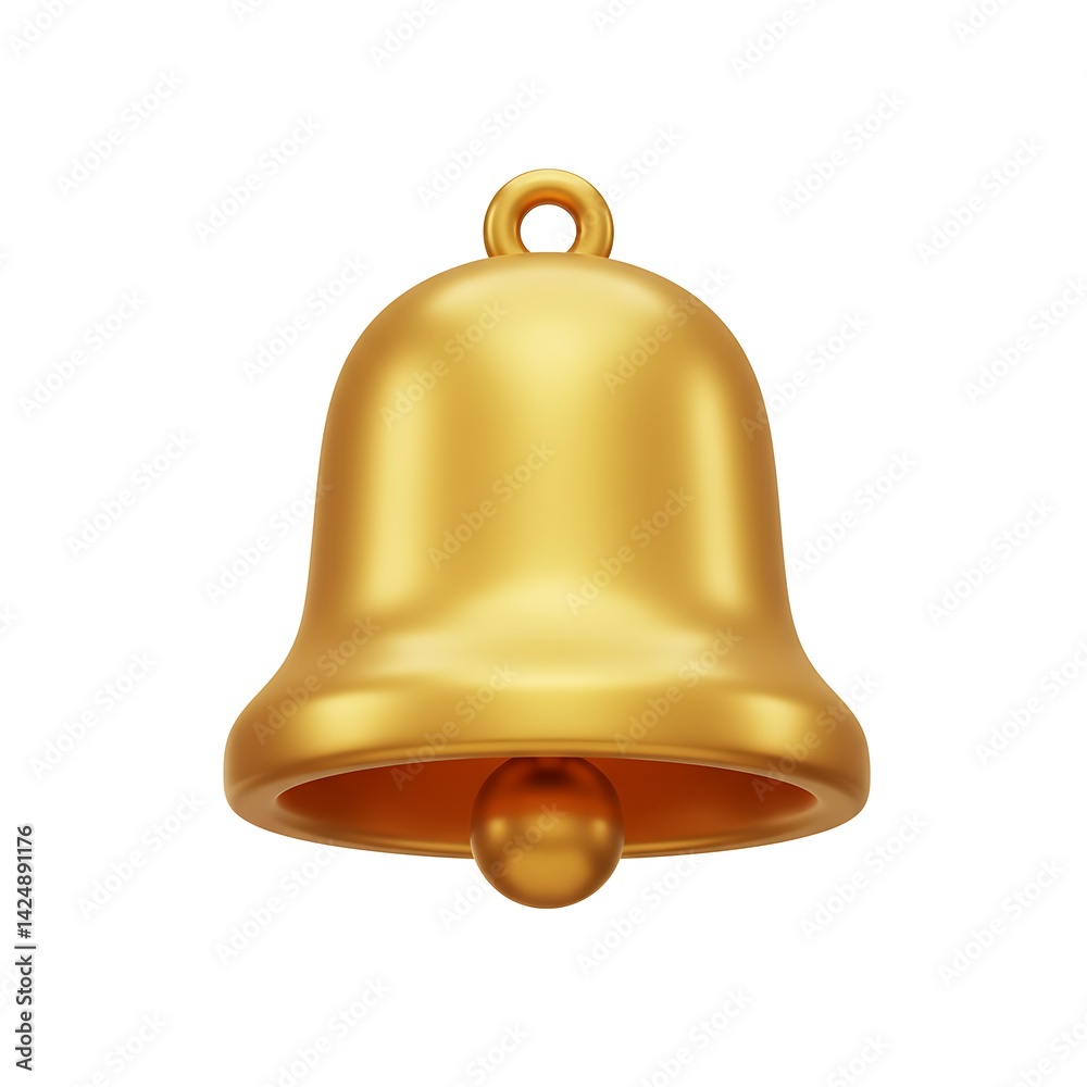 3D Classic Golden Bell 3D Classic Golden Bell