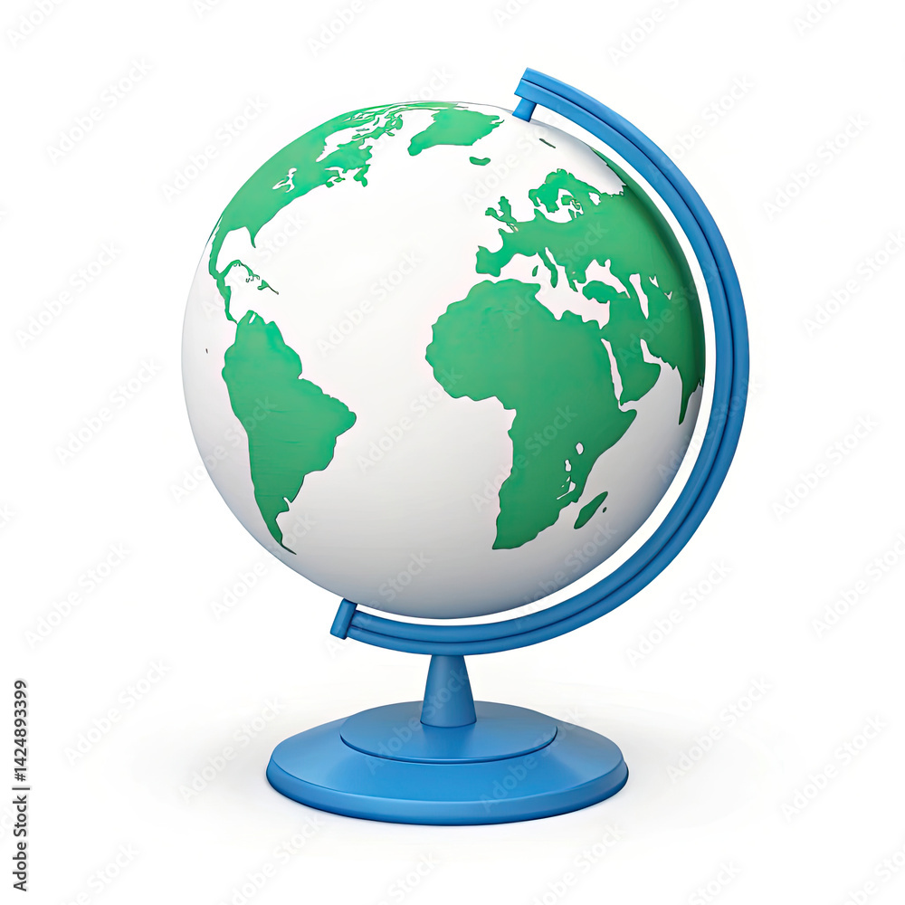 globe on white background globe on white background