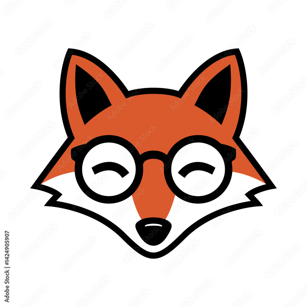 animal raposa minimalista