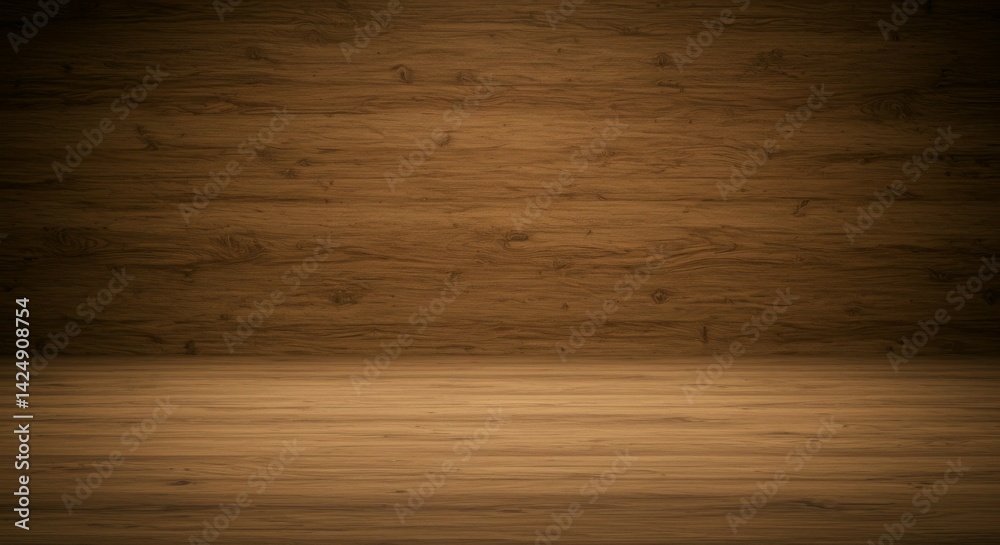 Wood Texture Background - Brown Horizontal Planks Wood Texture Background - Brown Horizontal Planks