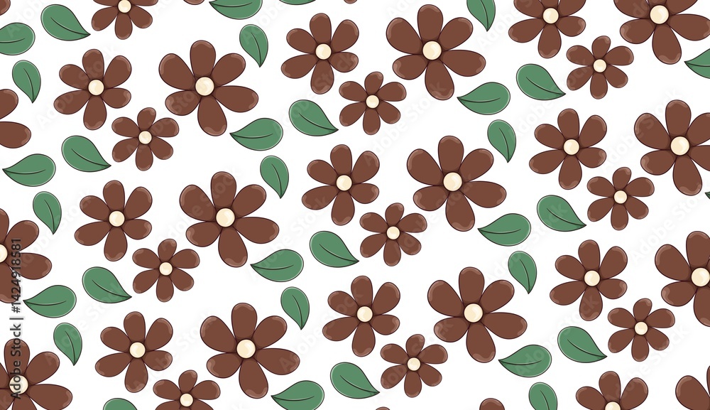 Obraz premium cartoon fabric pattern