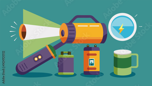 A handcrank flashlight replaces batterypowered ones for camping trips..