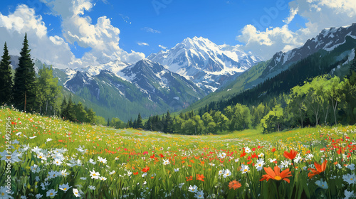 Beautiful nature landscapes