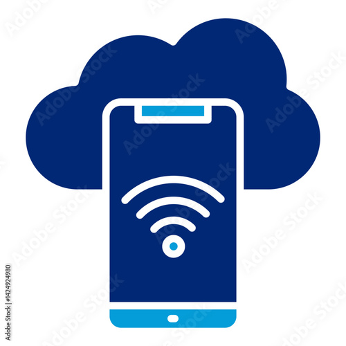 Cloud Computing Icon Element For Design
