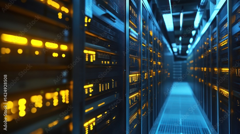 Fototapeta premium Server room
