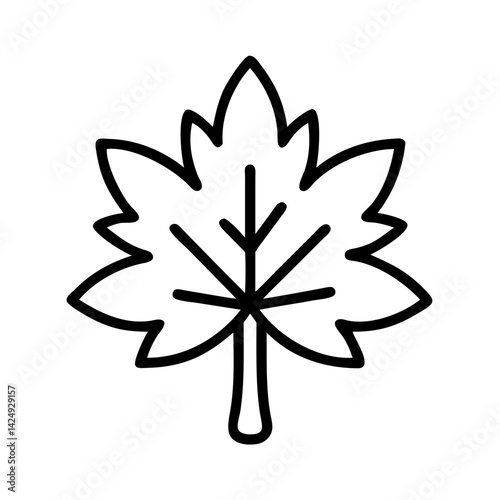 sycamore tree line drawn outline vector art - illustration of sycamore tree isolated transparent background