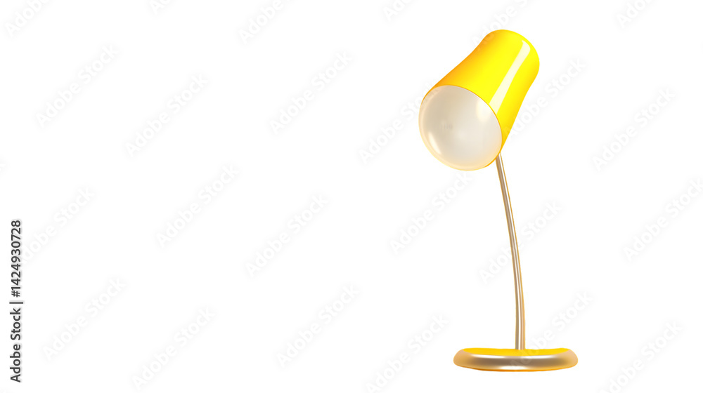 Modern Yellow Room With Concept Lamp Emitting White Light Interior Design Modern Yellow Room With Concept Lamp Emitting White Light Interior Design