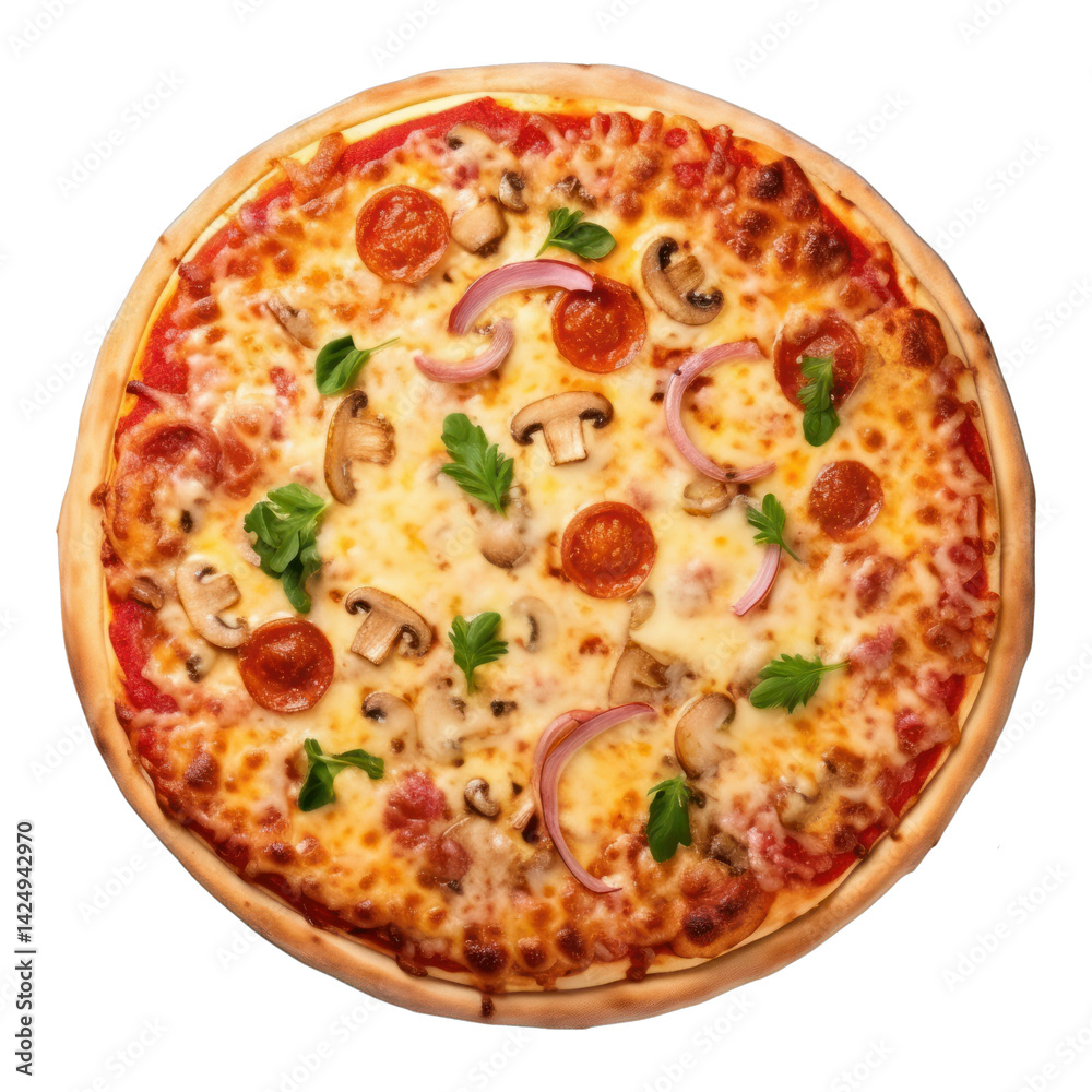 PNG Pizza food mozzarella pepperoni.